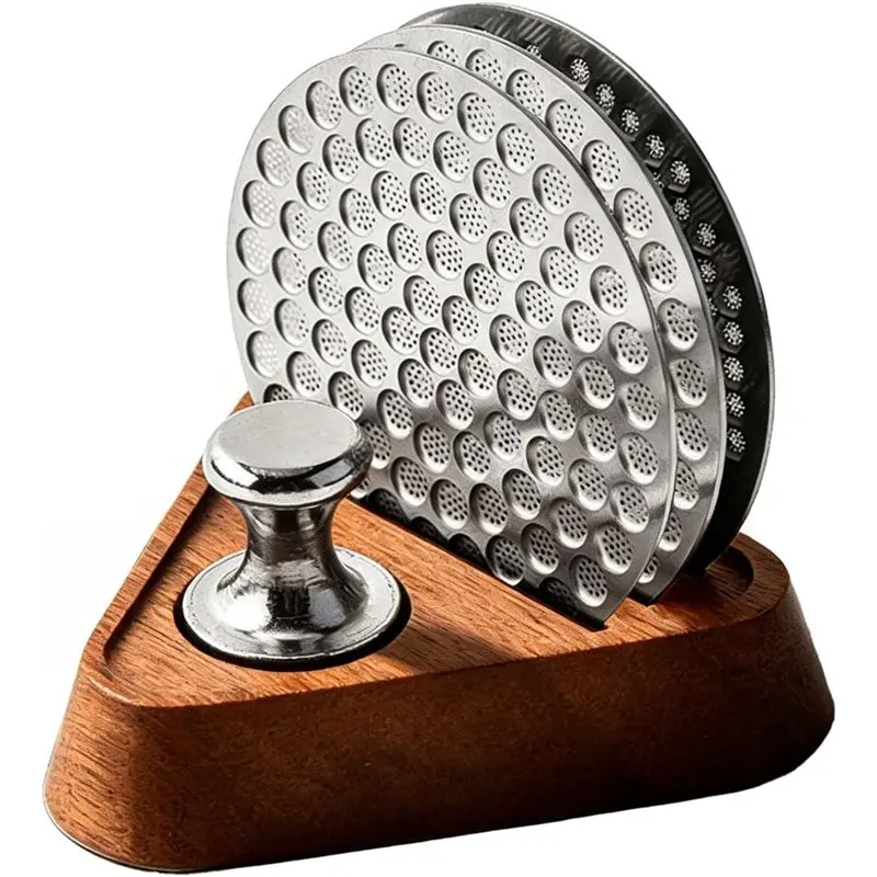AB34-53.3Mm Puck Screen 304 Stainless Steel Reusable Filter With Magnetic, For Breville Barista Express(BES870) Pro