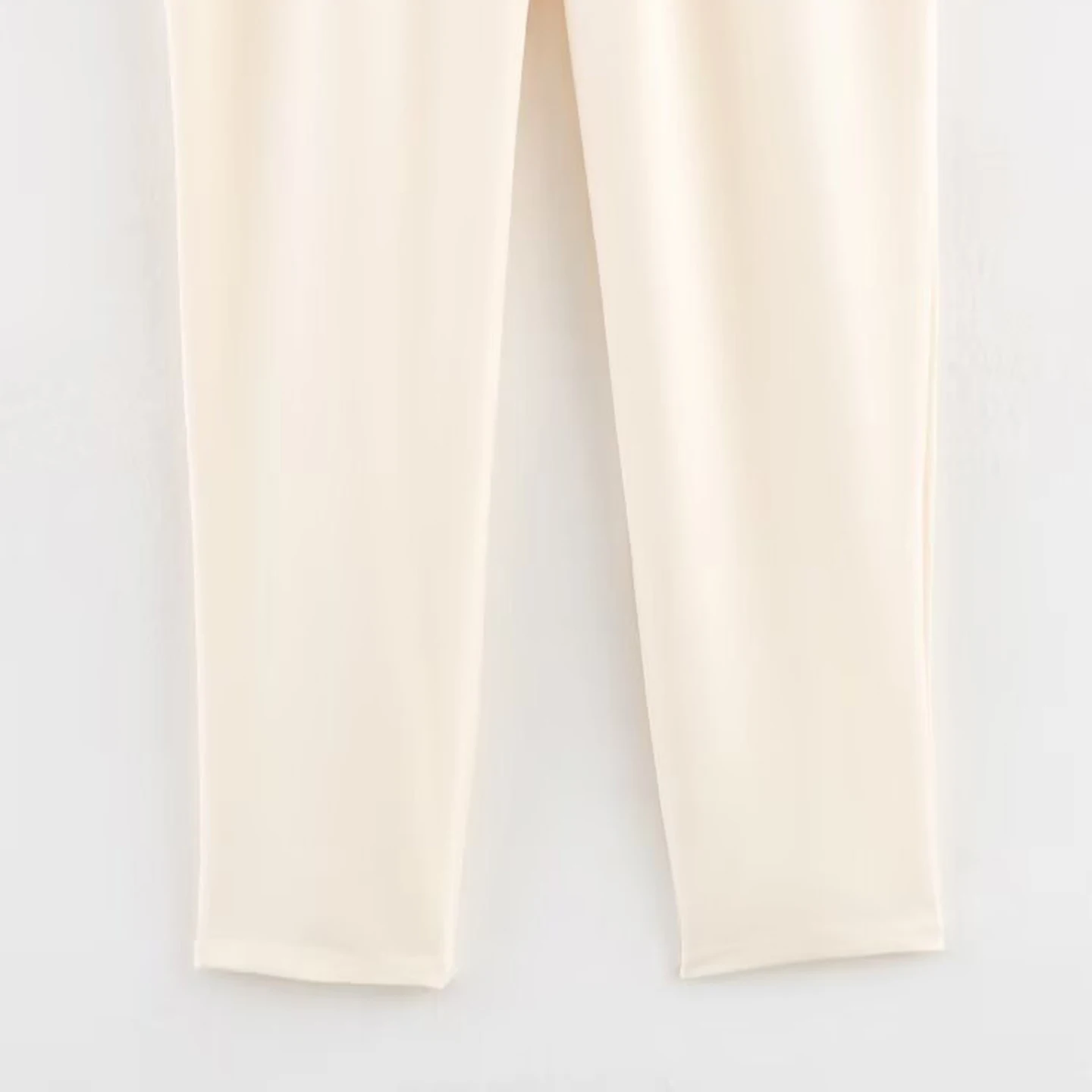 Pantaloni casual a gamba dritta a vita alta Cintura bicolore da donna pronta da indossare Autunno 2025 Z Brand Ladies Premium