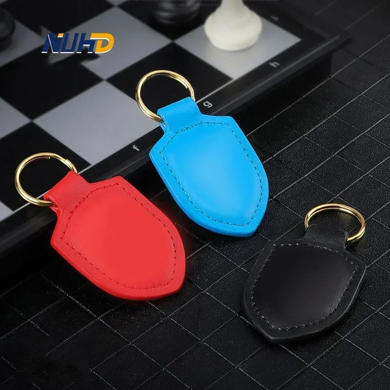 Metal Leather Car Key Chain For 991 992 995 996 918 981 944 963 971 917 956 955 Taycan S GTS Auto Anti-lost Key Ring Accessories