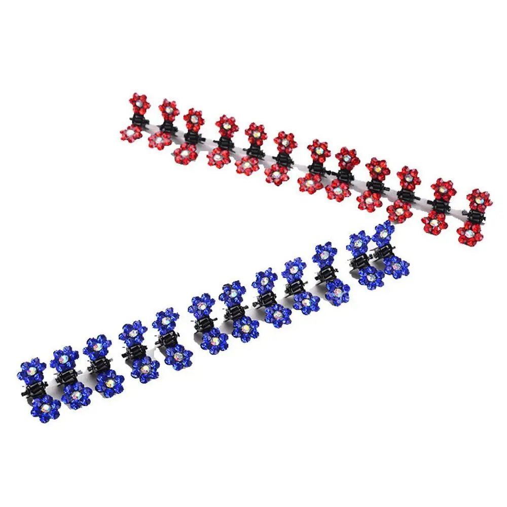 Cute Girls Hair Clip Crystal Headwears Clip Grip Claw Clip Mini Hair Claw Headwear