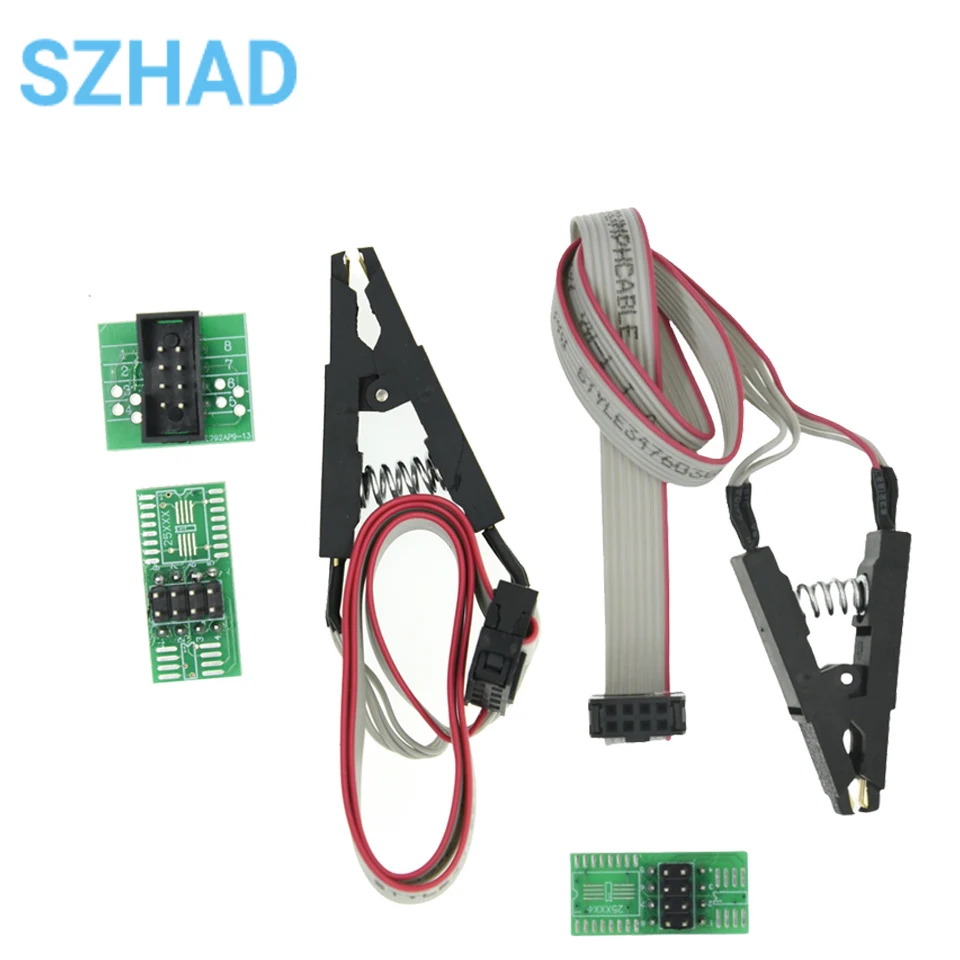 SOIC8 SOP8 Test Clip For EEPROM 93CXX/25CXX/24CXX in-circuit programming on USB Programmer TL866CS TL866A EZP2010