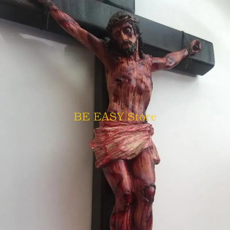 E28F 1PC Church Cross Wall Crucifix Home Decorations Church Decorations