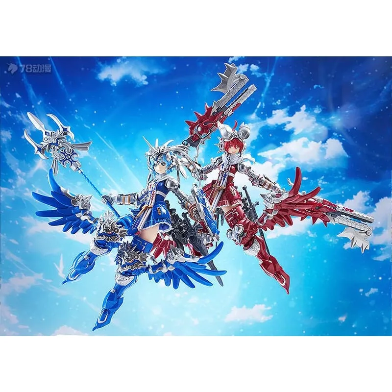 Max ของแท้ MAX PLAMAX Model Series GODZ ORDER series GO-04 Divine Winged Dragon Knight HIMARI BAHAMUT ประกอบรุ่น