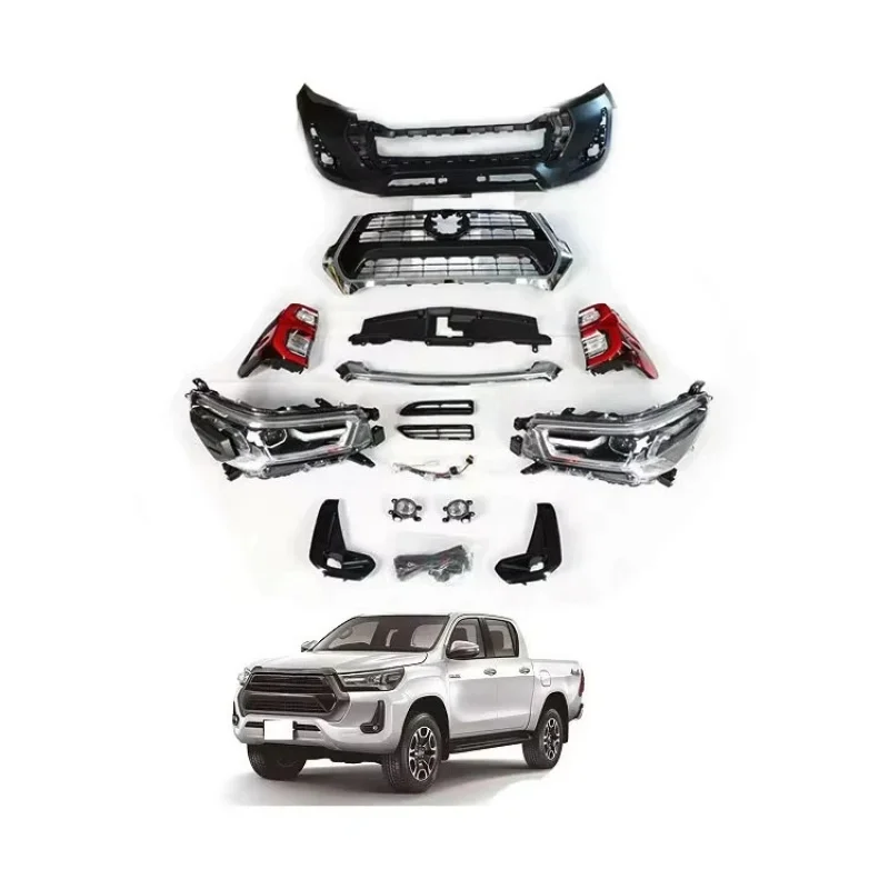 

2020-2022 High Quality Facelifts Front Bumper Body Kit Gr Sport Conversion Car Bumper Bodykit Hilux