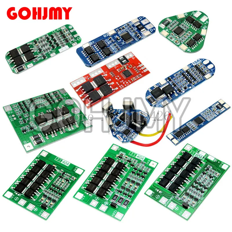 3S 6A 8A 10A 20A 25A 30A 40A 60A Li-ion Lithium Battery 18650 Charger PCB BMS Protection Board For Drill Motor Lipo Cell Module