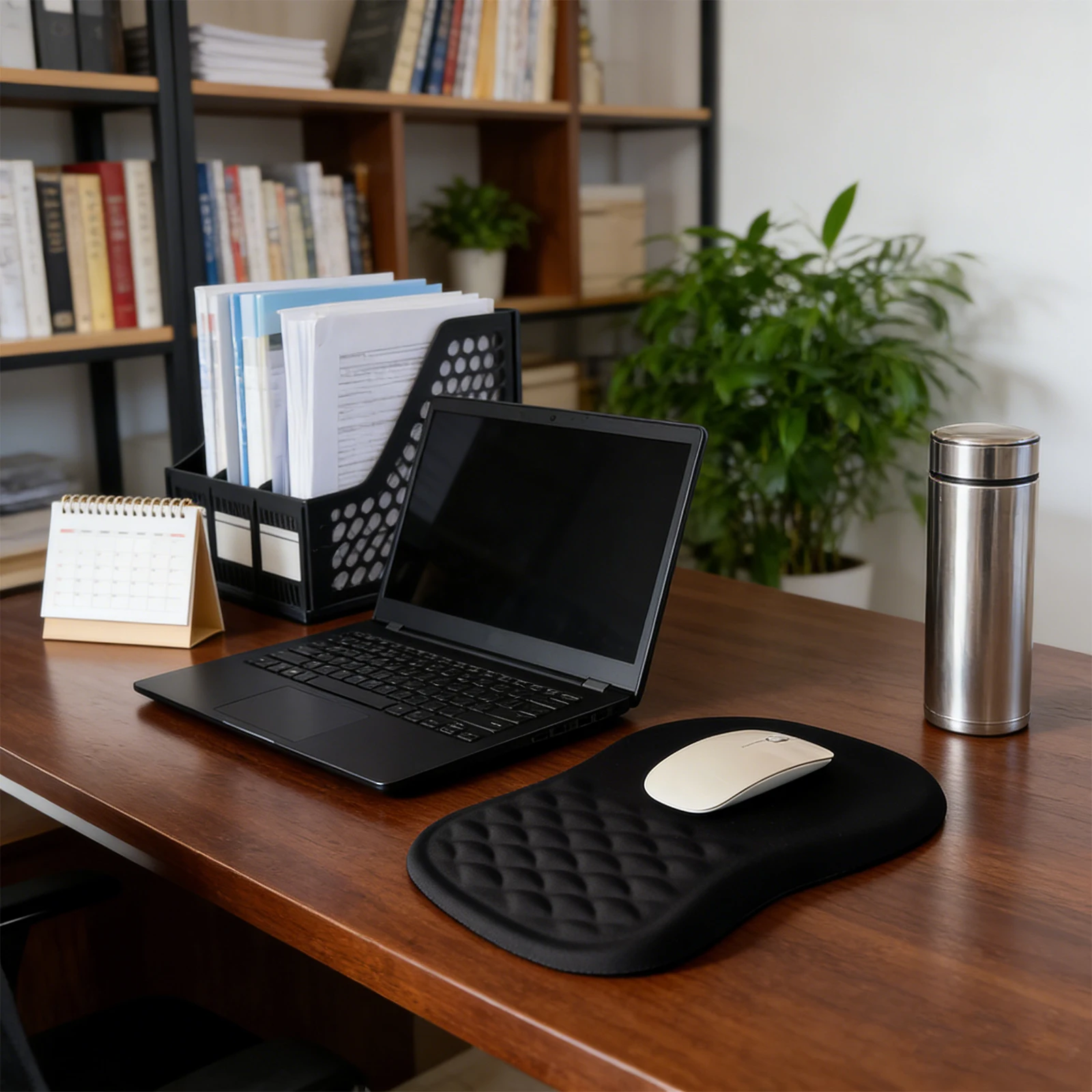 Memory Foam Mousepad Non-Slip Inclined Wrist Rest Mouse Pad Wear Resist Massage Bulge Mousepad For PC Laptop Computer Gaming