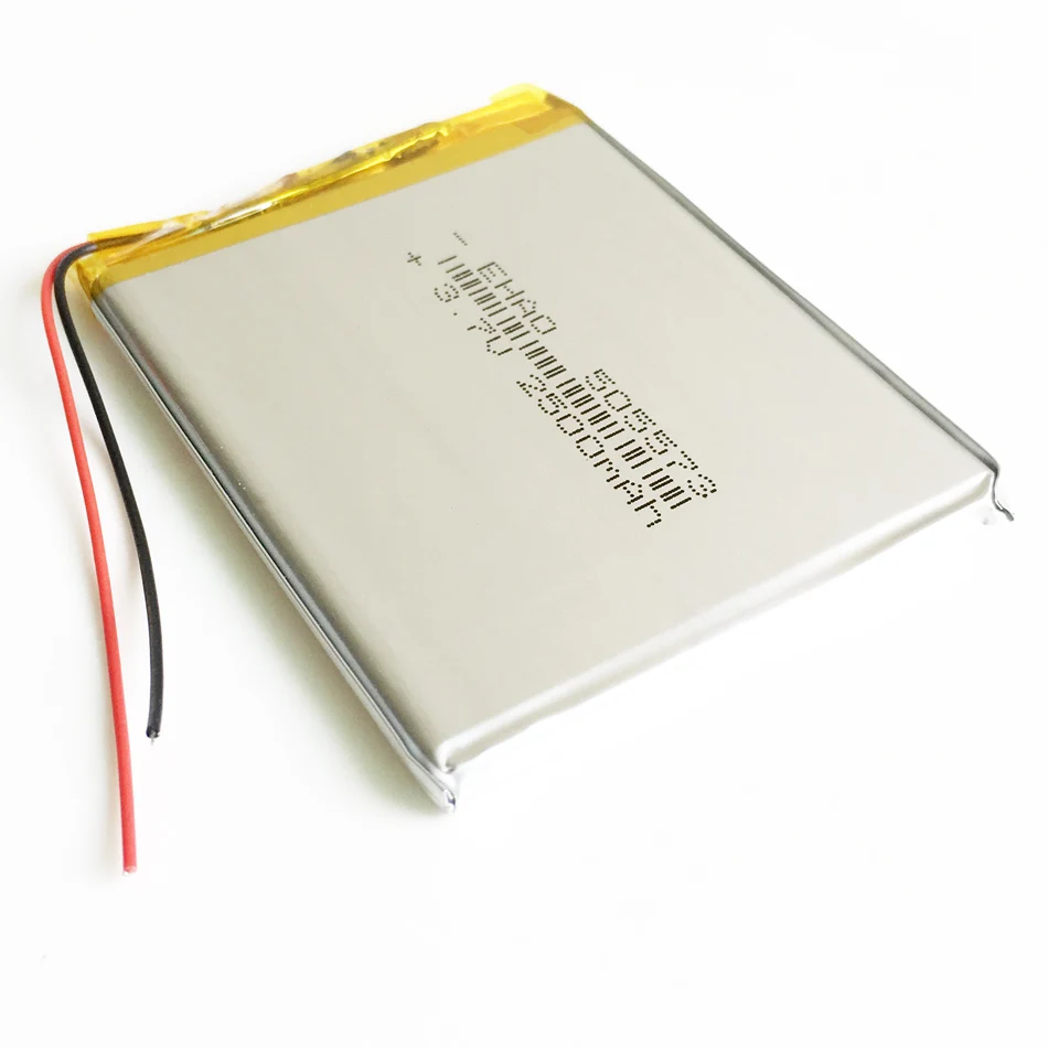 505573 3.7 V 2500 mAh polimerowa bateria Lipo akumulator do GPS DVD PDA PAD moc banku e-book tablet pc 5*55*73mm