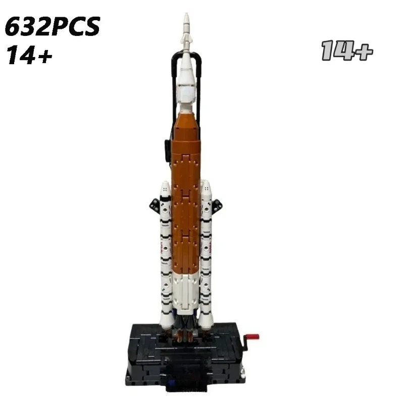 

Artemis Space Launch System Rocket Building Blocks Bricks Compatible 42221 Space Launch Theme Construction Toy for Kids Gifts