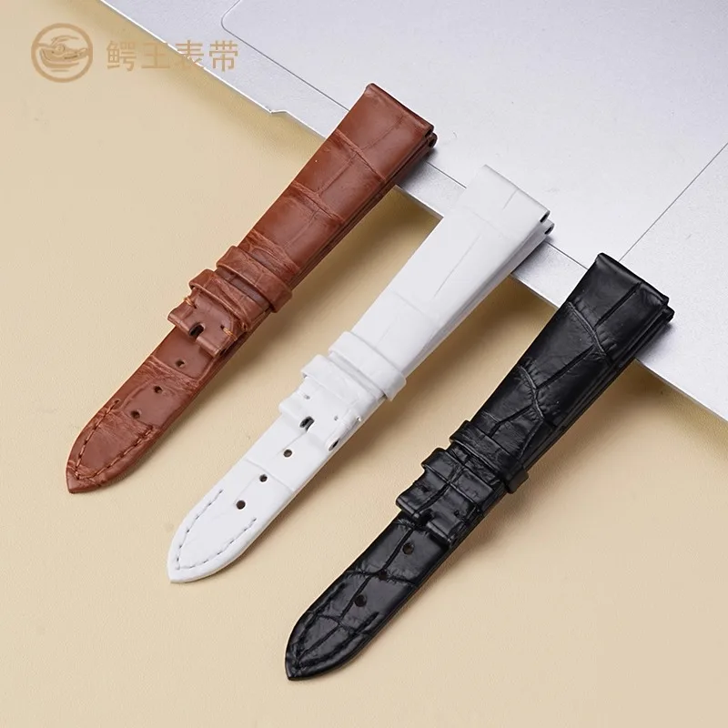 ل Pa-tek Phi-lippe PP وظيفة معقدة ساعة سلسلة 7140 حقيقية التمساح المرأة جلد التمساح حزام ساعة اليد 17x14mm