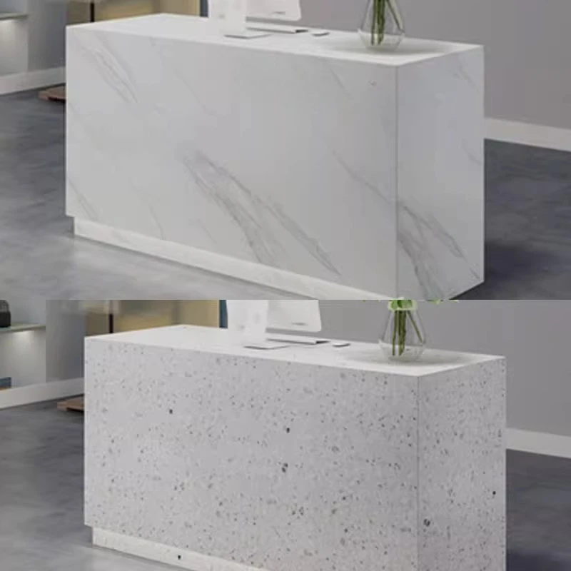 Small simple modern counter bar table beauty salon front desk women's clothing