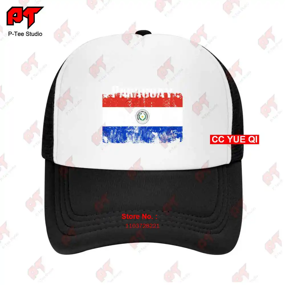 Paraguay Flag Top City Map Triband Palm Branch Great Souvenir Baseball Caps Truck Cap JQGW