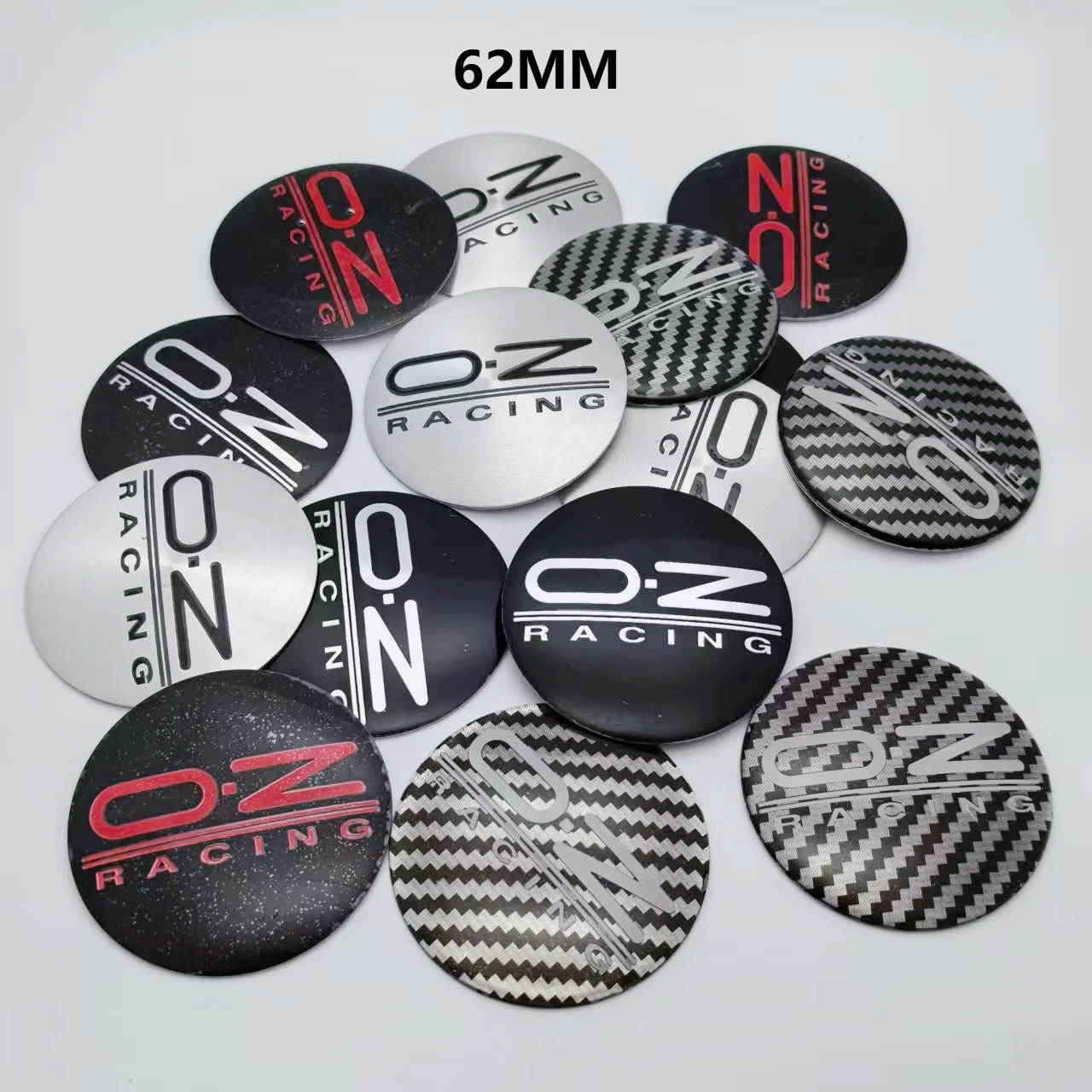 

4pcs 62mm O.Z OZ Racing Logo Emblem Car Stickers Styling Accessories for OZ Car Wheel Center Caps Rim Hubcap Cover Badge Replace