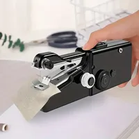 Handheld electric sewing machine - a portable mini sewing machine with a spool, suitable for handicrafts and quick maintenance