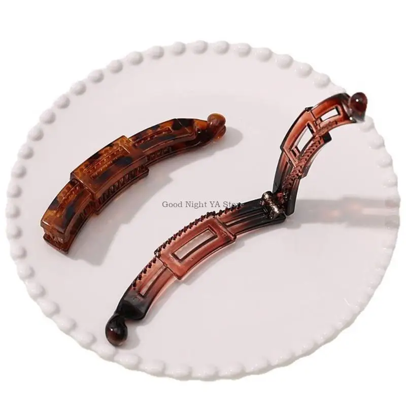 

Stylish Large Hair Claw Clip Sweet Girls Styles Hairpin Durability Barrettes