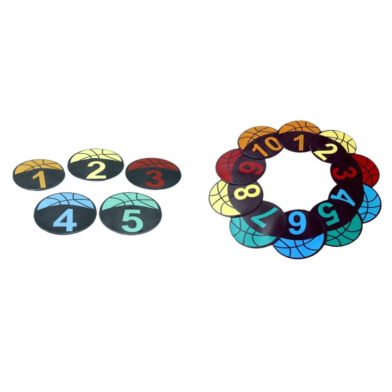 เสื่อฝึกทักษะฟุตบอล PVC สนามเล่นเครื่องหมายเครื่องหมายจุดบาสเกตบอล