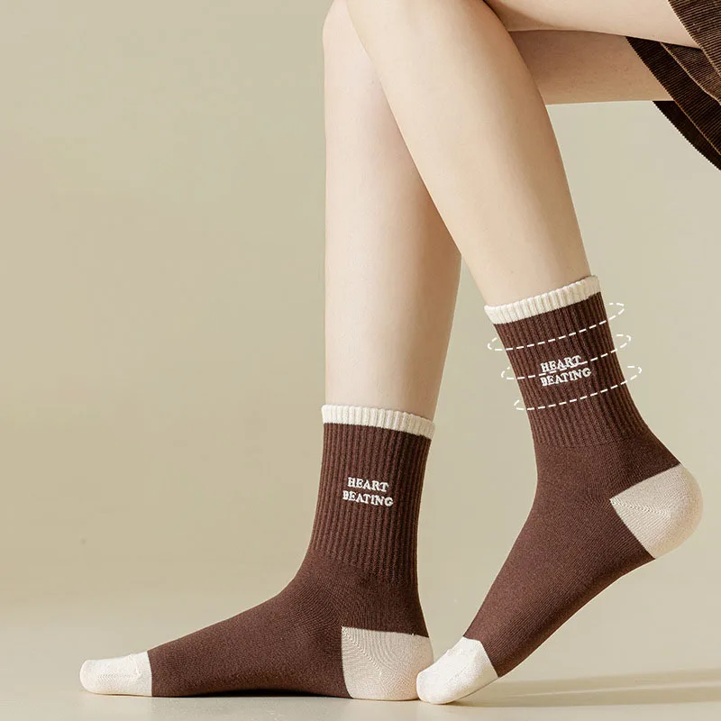 

Heart Love Socks Cute Casual Comfortable Sock Girl Female Women Spring Winter Summer Fall Sporting Leisure Pure Cotton Meias Sox