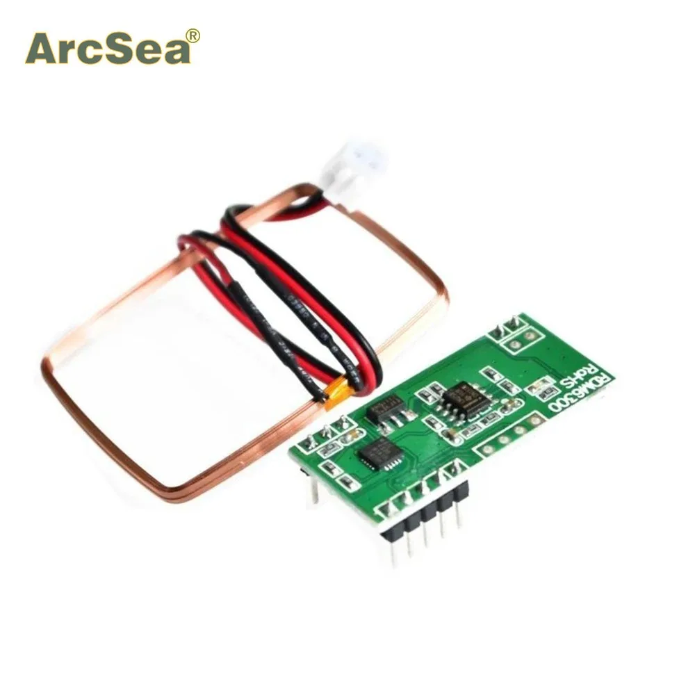 

125K Microcontroller RDM6300 ID Card Reader Module 5V Power Supply EM4100 RFID Radio Frequency Module UART Serial Port Output