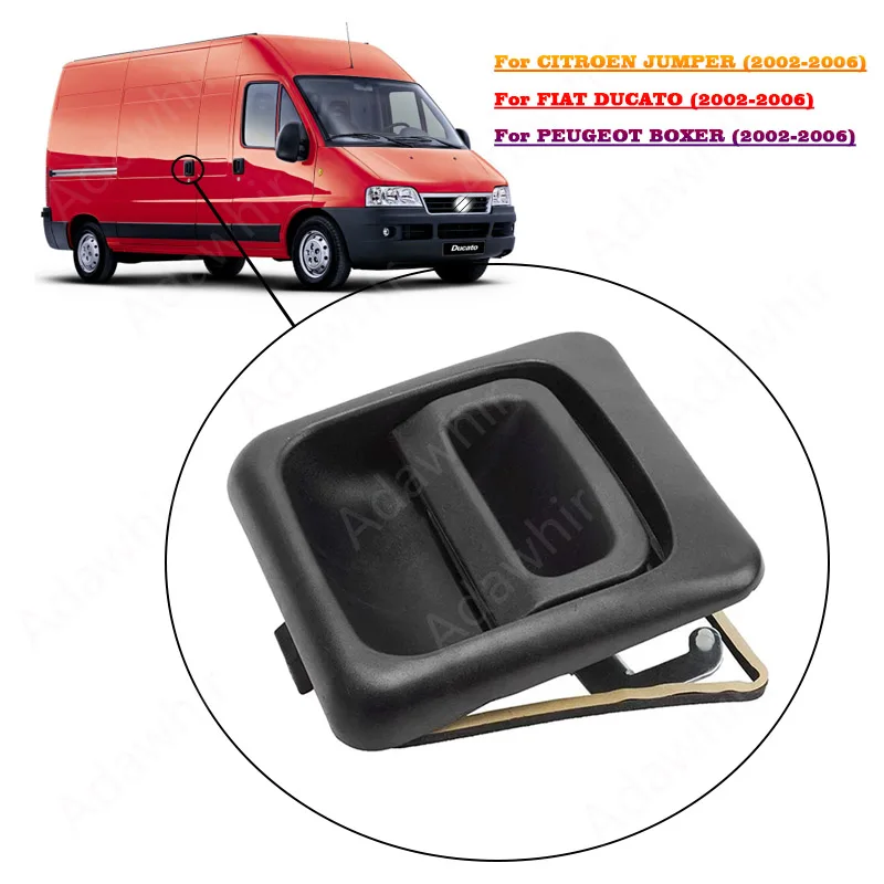 

735307399 Наружная дверная ручка для Citroen Jumper Relay Peugeot Boxer 2002-2006