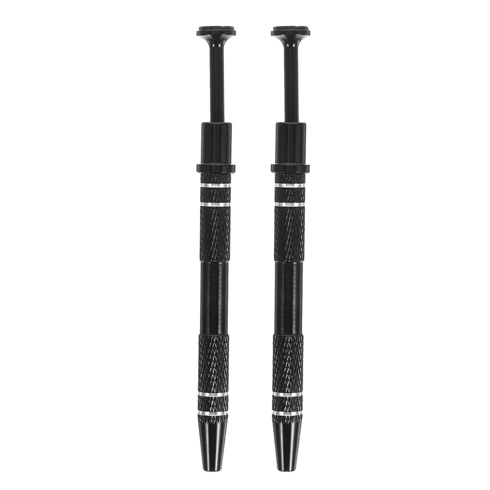 2 قطعة أداة التقاط المسمار 4-الشق الربيع مساعدة المنتزع لرقائق Ic المكثفات مكونات إلكترونية لاقط الدقة المحمولة