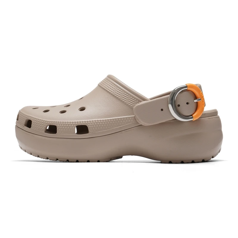 Женские сабо Crocs Classic Cloud с пряжкой, на толстой подошве, пляжные, садовые, 213230-2Nm