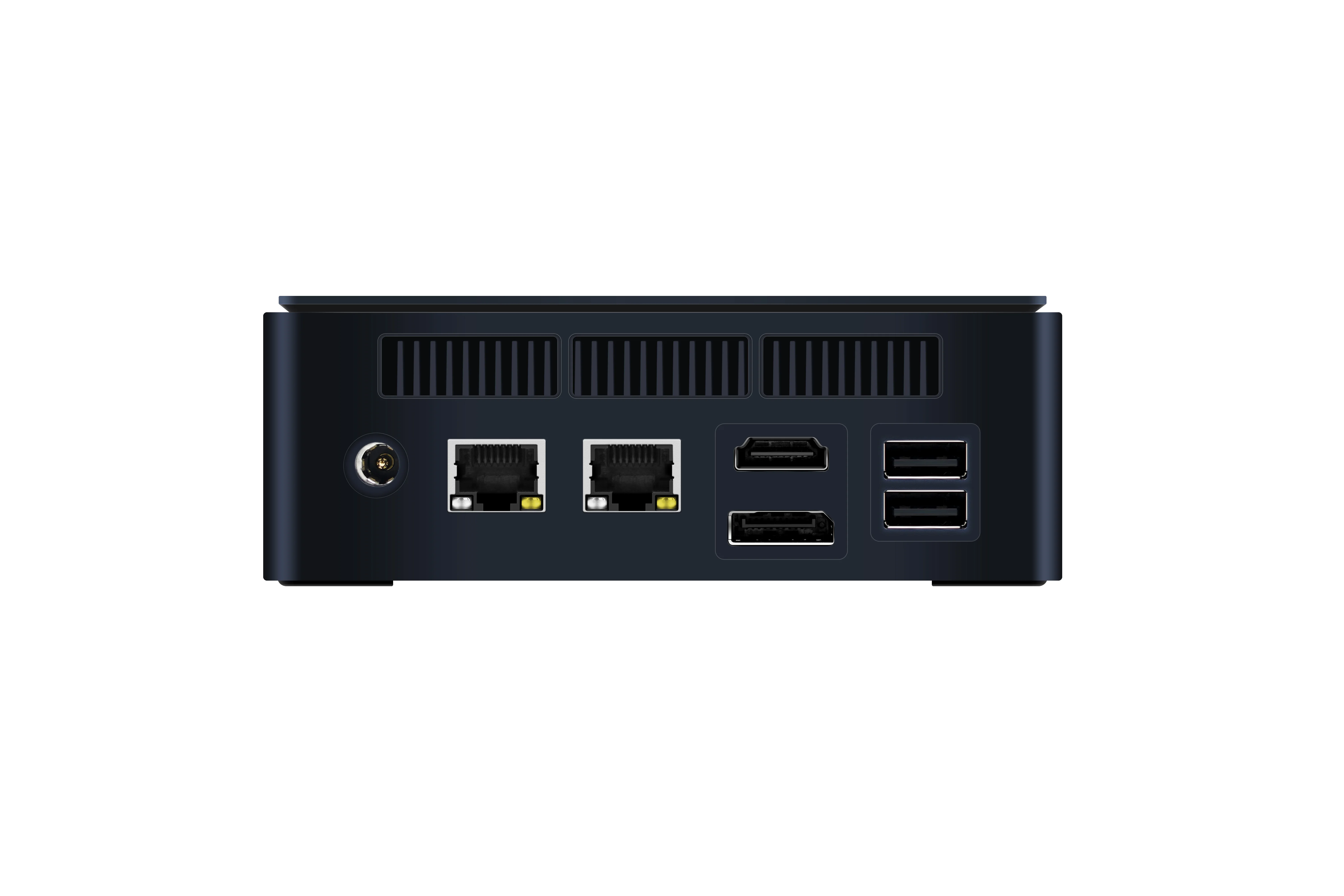 BKHD H8 Cyber Security Network Firewall Hardware N100 N150 Desktop Mini PC NUC Plastikowa obudowa Cienki klient Intel 12. generacji Type-C