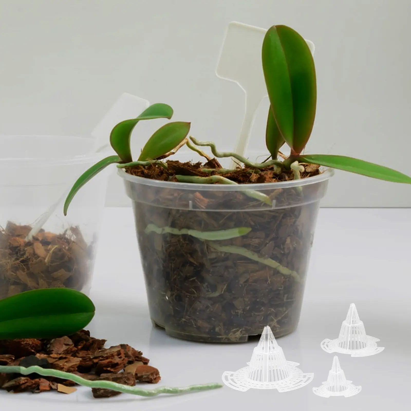 Plastic Plant Flower Pot Halloween Christmas Flower Pot Drainage Mesh Outdoor Plant Pots Bonsai Pot Drainage Outdoor Flower Pots