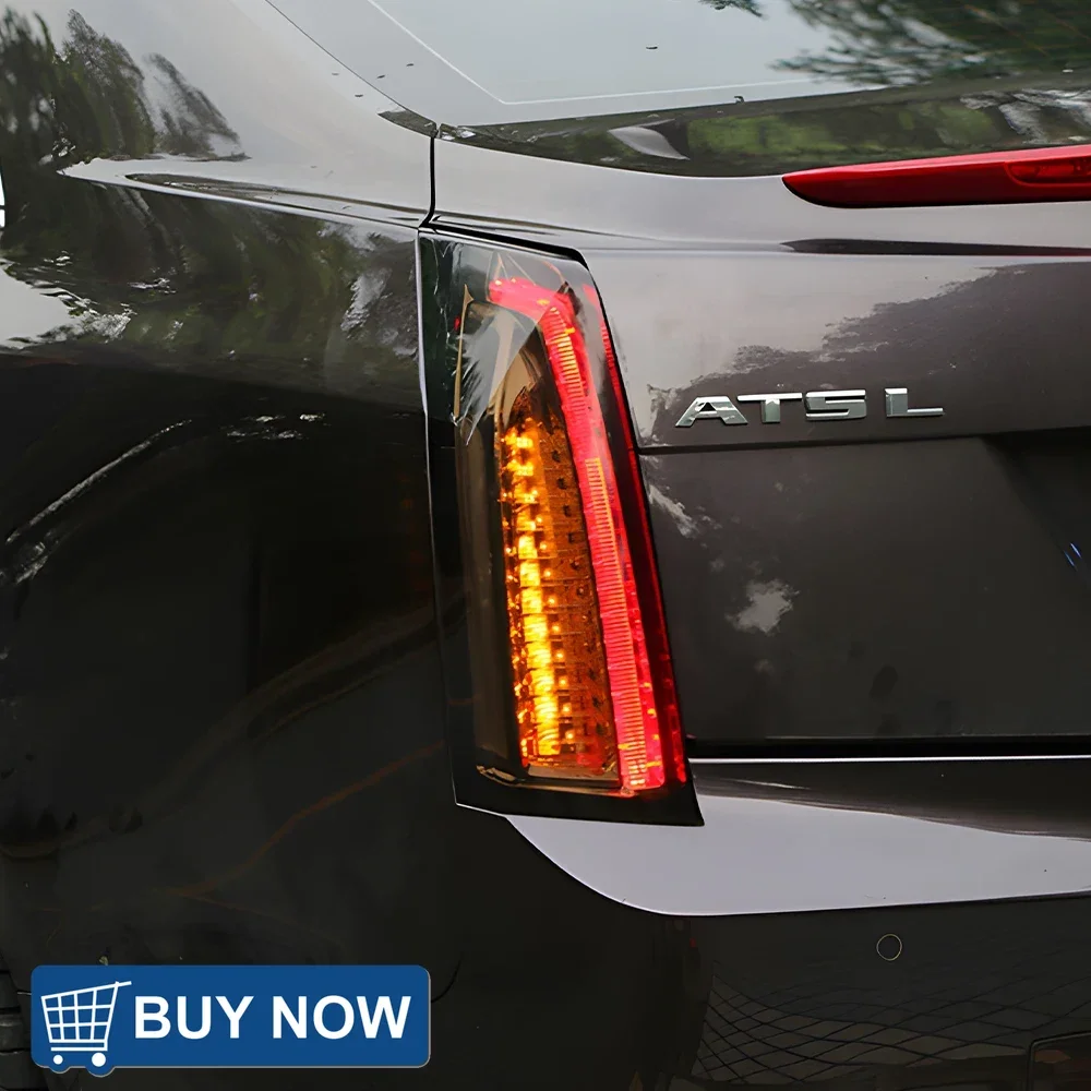 

Для Cadillac ATS 2014-2018 светодиодные автомобильные задние фонари в сборе, обновленное высокое качество, мигающий сигнальный светильник, аксессуары для автомобильных задних фонарей
