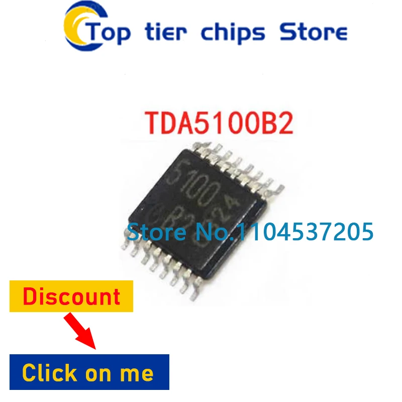 1~10pcs/lot TDA5100B2 TDA5100 5100 SSOP16