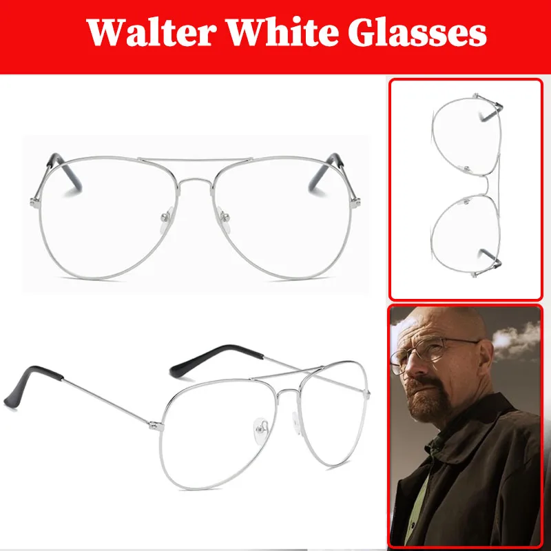

Очки Уолтера Уайта, костюм для косплея, фильм «Во все тяжкие», аксессуары для ролевых игр, мужские очки для взрослых, очки на Хэллоуин, карнавальный реквизит