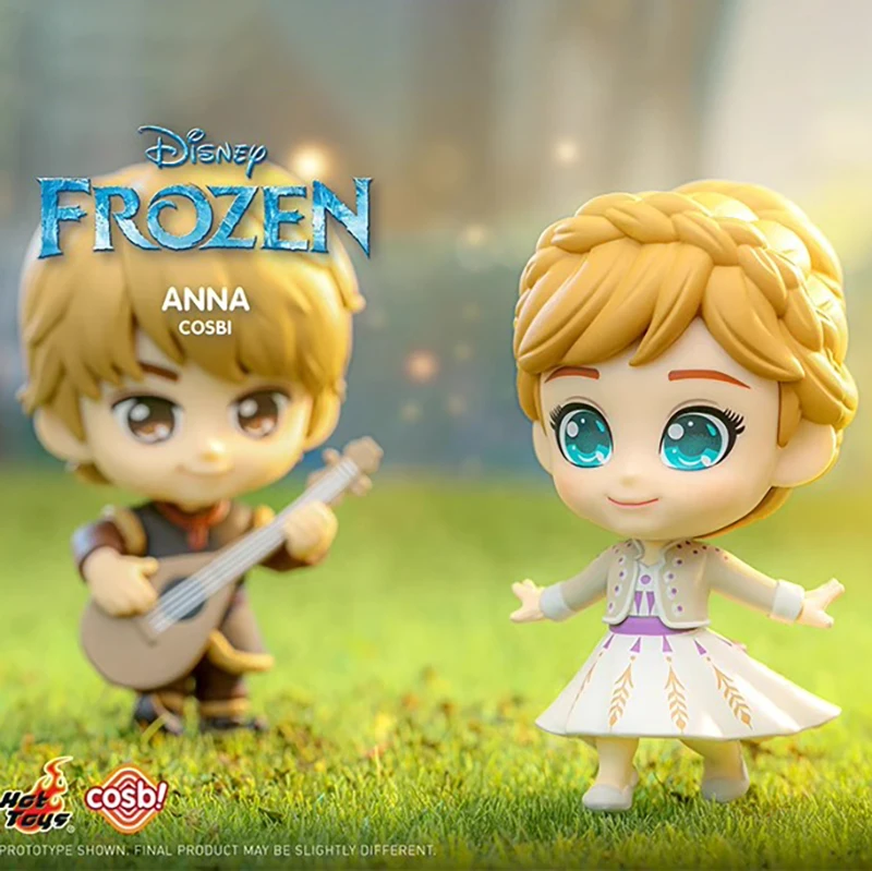 Disney Frozen Blind Box Kawaii Elsa Anna Olaf Kristoff Mysterious Surprise Figure, Cosbi Collection Model Doll Guess Bag Toys