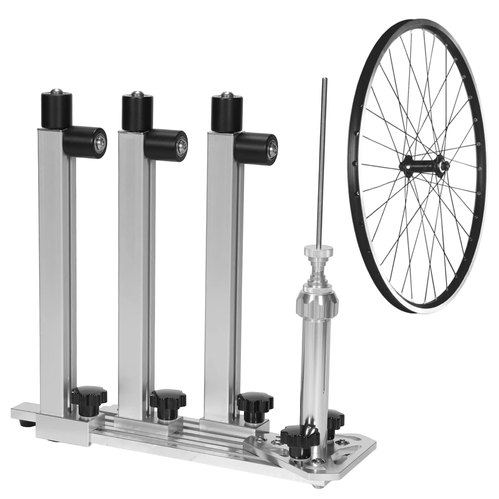

Bike Wheel Set Braiding Table Adjustable Portable Bicycle Mechanics Workstand for Efficient Wheel Repair and Spoke Braiding
