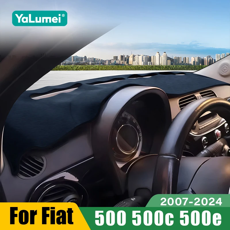 Für Fiat 500 500c 500e 2007 - 2012 2013 2014 2015 2016 2017 2018 2019 2020 2021 2022 2023 2024 Auto Dashboard Abdeckung Zubehör