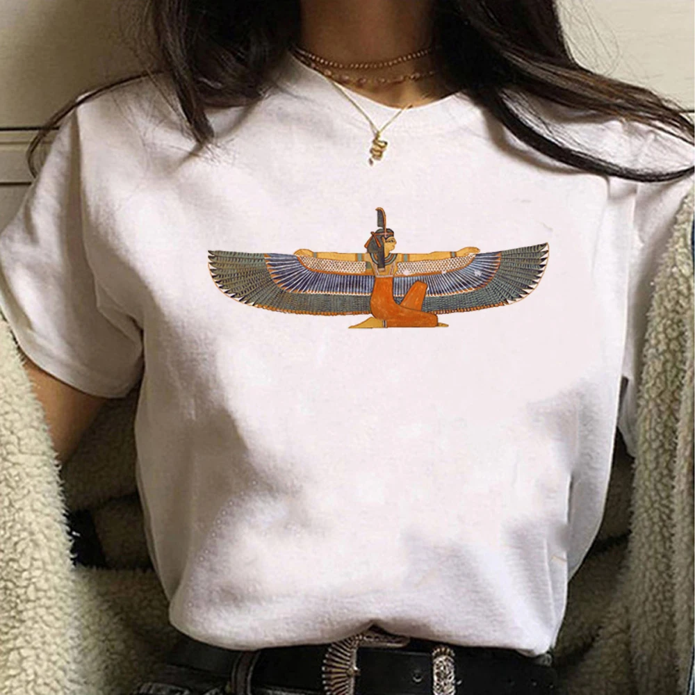 Egypt tshirt women designer graphic harajuku tshirt female y2k funny clothing