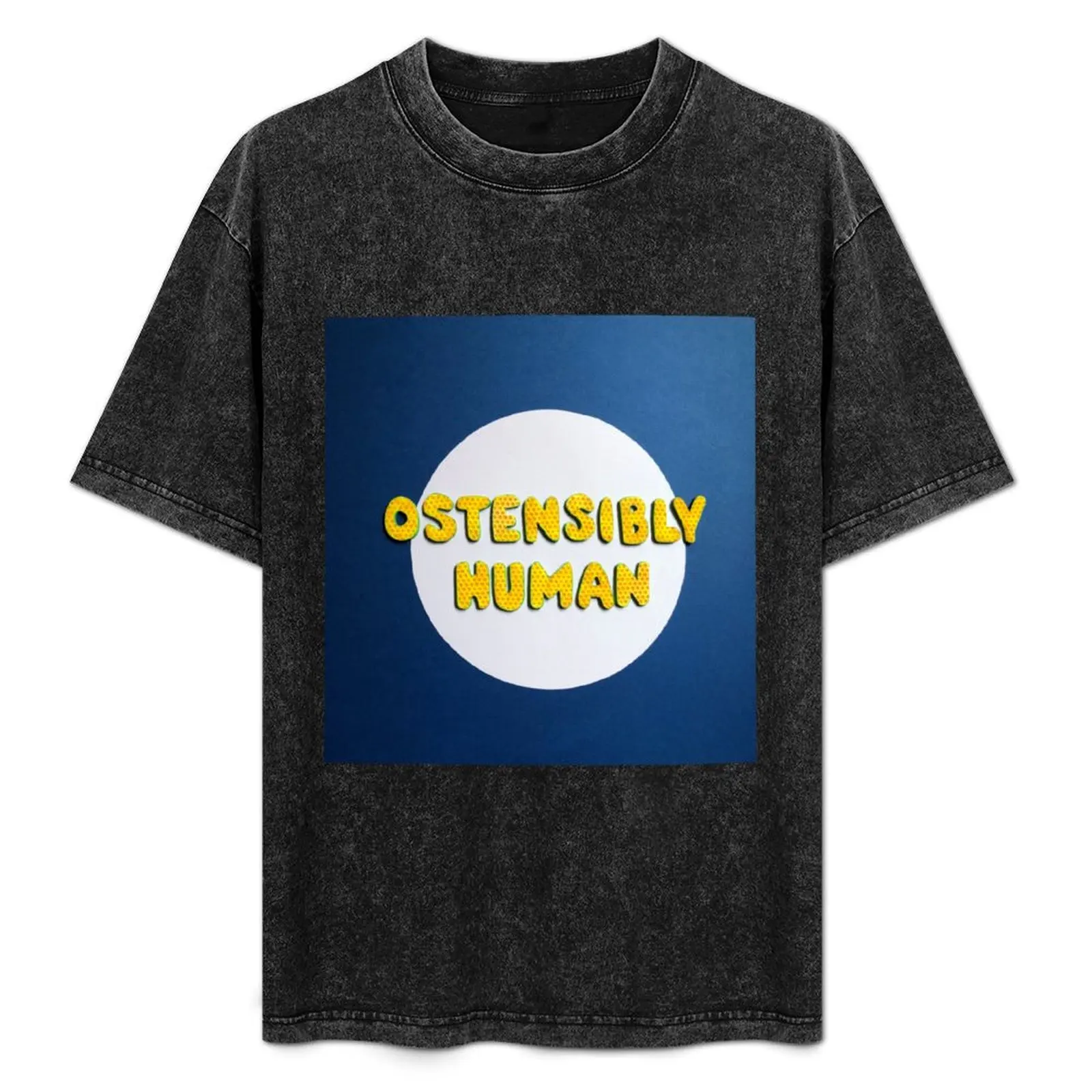 

Ostensibly Human T-Shirt Work Utility Casual Tee Shirt