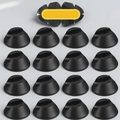 

16Pcs Anti-Skid Floor Protectors Non-Slip Chair Table Feet Covers Rubber Clips for Hardwood Laminate Tiles Table Feet Covers