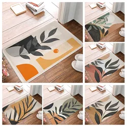 Anti-slip Bath Mat Bathroom Small Rug Shower Mat Home Decor Door Mat Kitchen Bedroom Entrance Room Mats boho abstract morandi