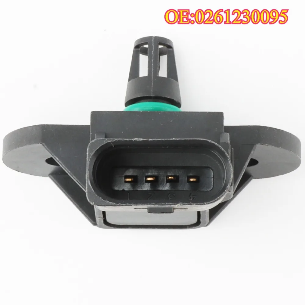 

High Quality New For 0261230095 03C 906 501 MAP Pressure Sensor For VW Jetta Golf Beetle Passat Tiguan Audi A3 A4 A6 A8