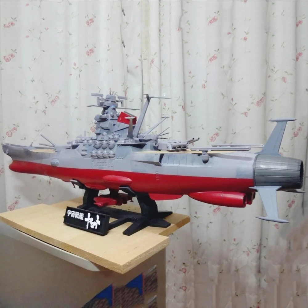 1/210 Space Battle Ship X  Assembly Model 125cm Meticulously Crafted Ships Static Model Ship Toy Ornament