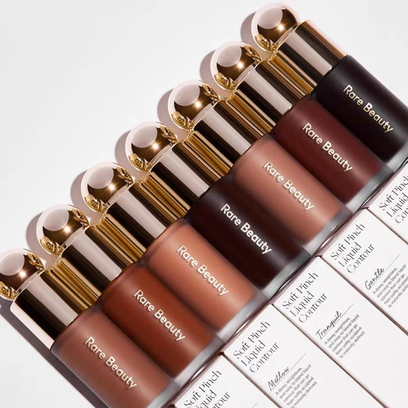 نادر الجمال أحمر الشفاه أحمر الخدود كريم عيون السائل أحمر الخدود مقاوم للماء الرطوبة الوجه كونتور الظل أحمر الخدود السائل أحمر الخدود طبطب ماكياج #6