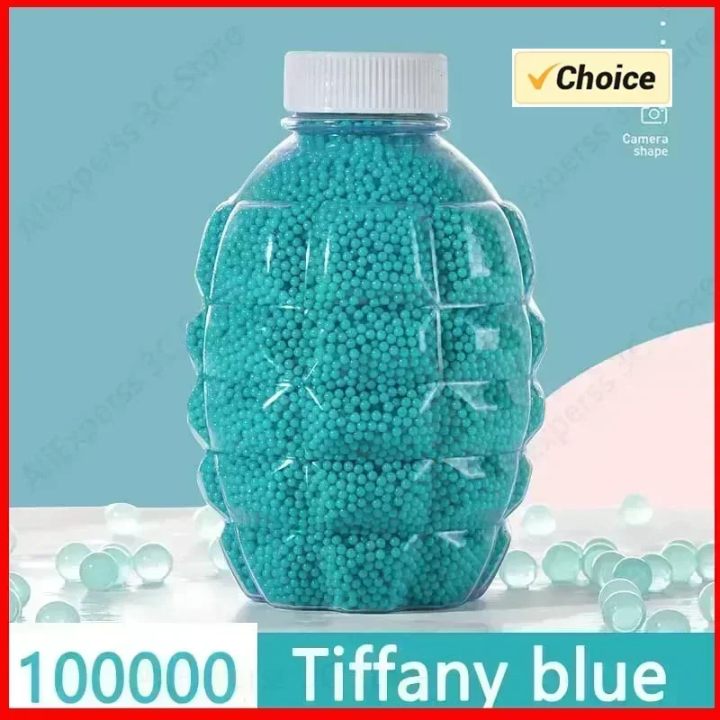 Aj100000 peças contas de bola de água crescente munição para pistola blaster pistola glock armas de brinquedo m416