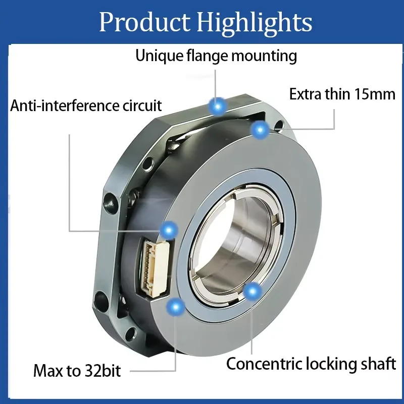 multi-turn Cheap 50mm outer diameter multiturn absolute rotary encoder RS485 output for CNC