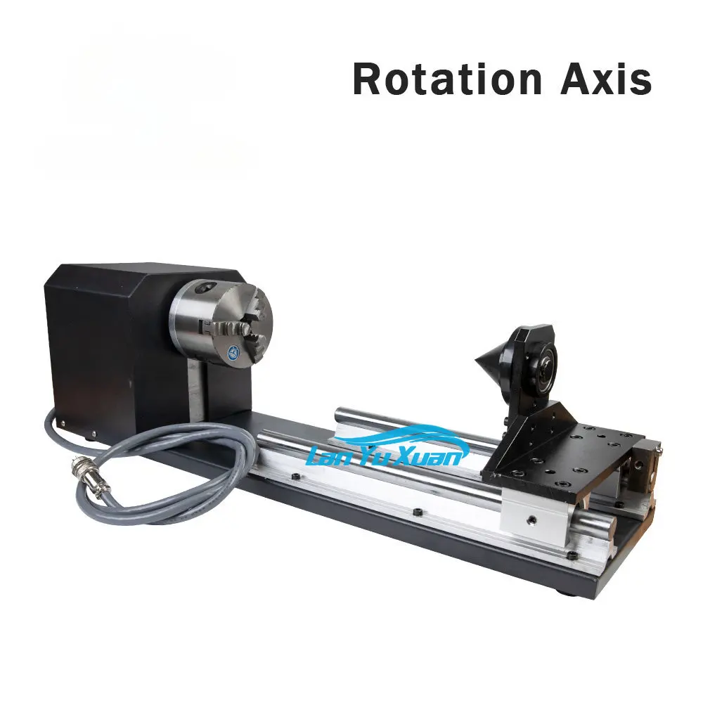 

Cloudray Rotary Engraving Attachment with Chucks Stepper Motors for Laser Cutting Machine Model B