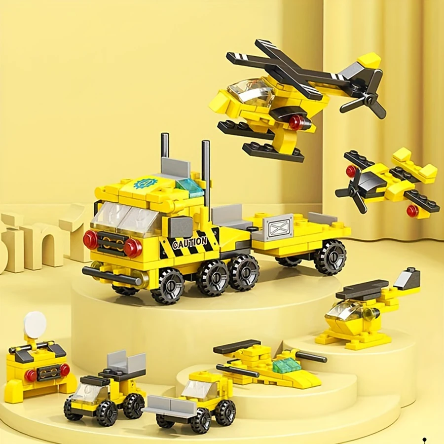 

Engineering series car model building blocks. Children's educational toy building blocks.Gifts for children.