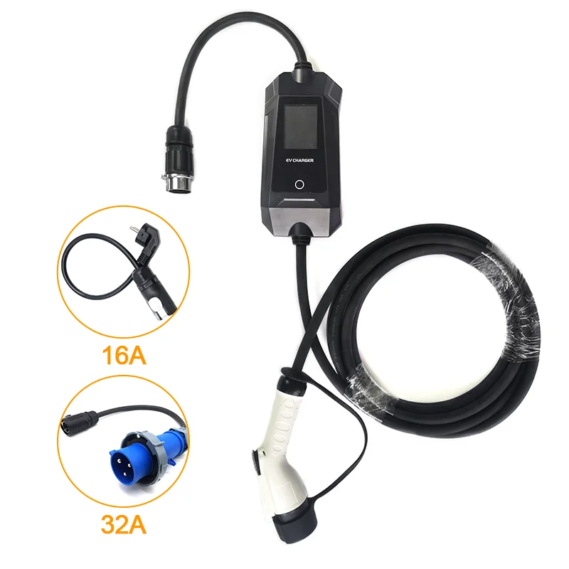 

Type 2 IEC62196 Universal Vehicle Portable Charging Station 3.5KW Ev Charger New Condition
