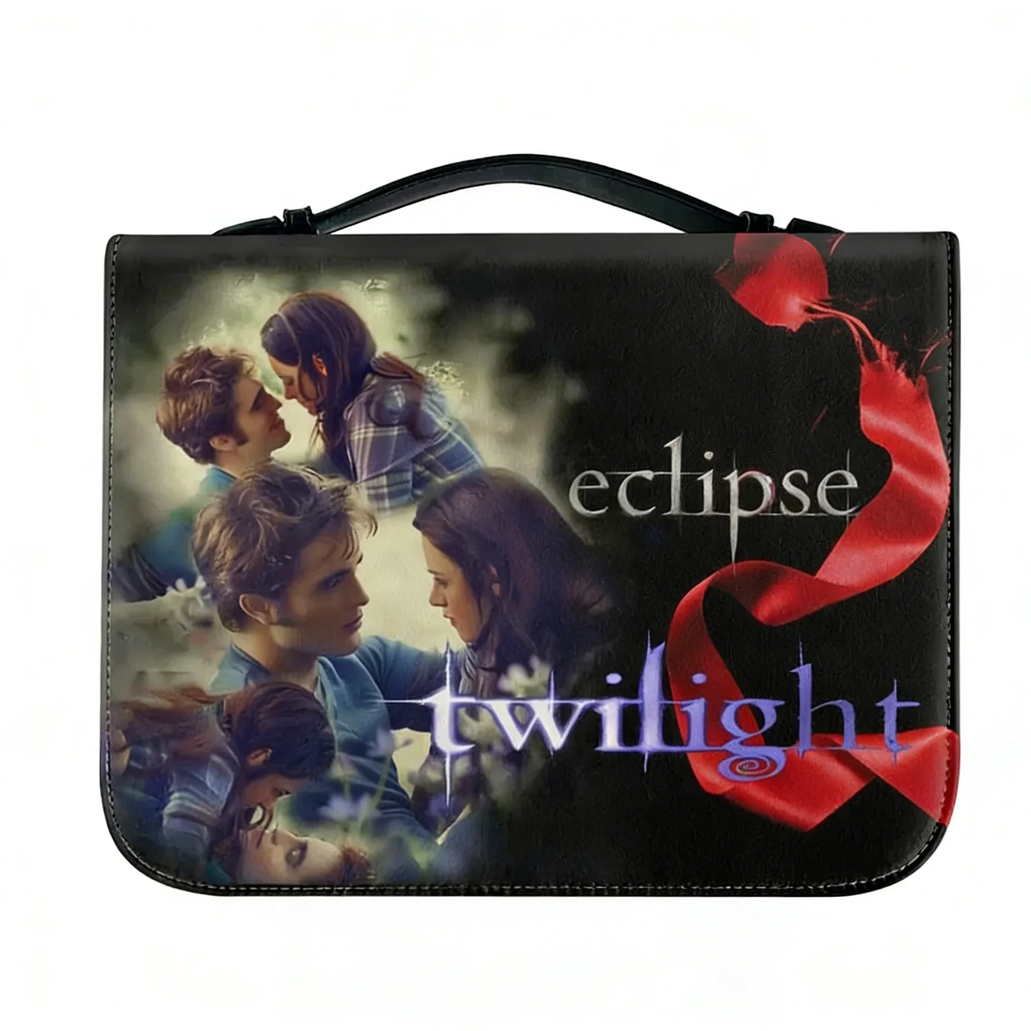 Twilight Classic Movie Edward Bella Bible Bags Gifts Personalized Cover Bible Pack Waterproof Leather Bag Pockets Package Case