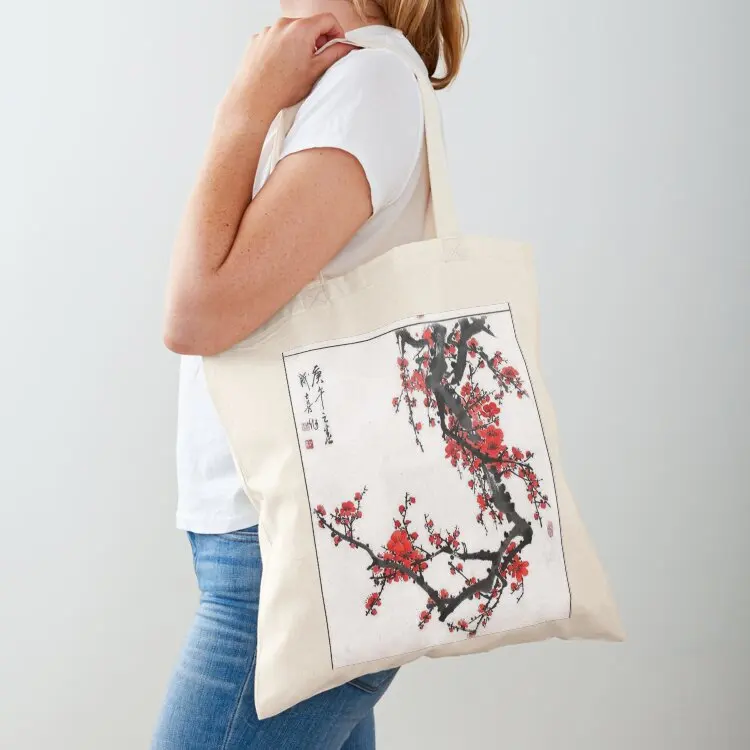 

Cherry Blossom Japanese Tote Bag shopper bag women canvas Canvas Woman shopper bag custom tote