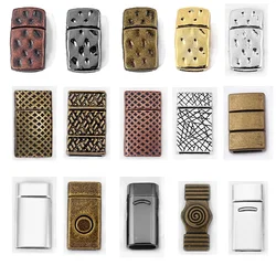 3Sets Flat Strong Magnetic Clasp Stopper Connector For 10*2mm Leather Cord Magnet Lace Buckle Bracelet Jewelry DIY Making