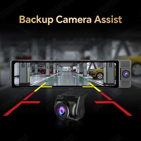10 best sales rearview mirror dual channel recorder - №1