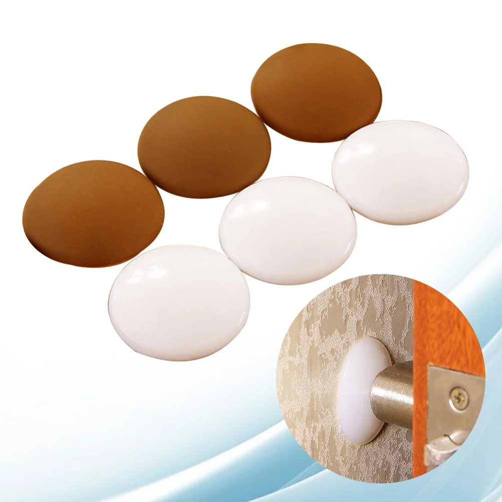 

10pcs Silicone Door Knob Stopper Wall Protector Bumper Guard Self Adhesive Pads For Home Office Furniture Door Wall Guard Crash