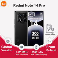 Xiaomi Redmi Note 14 Pro 4G Global version NFC with 45W charger smartphone 200MP camera MediaTek Helio G100-Ultra 120Hz 5500mAh